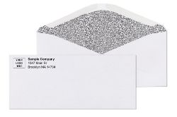 #10 white tinted envelopes with printed logo option business envelopes