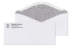 #10 white tinted envelopes with printed logo option business envelopes
