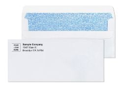 #10 white tinted self sealing envelopes from business envelopes