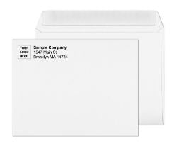 Picture of 10 x 13 White Booklet Peel & Seal Envelopes