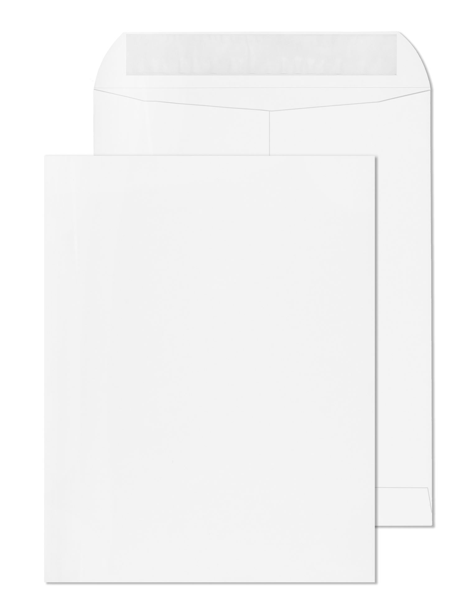 Durable 10 x 13 White Envelopes: Open End, Peel-and-Seal
