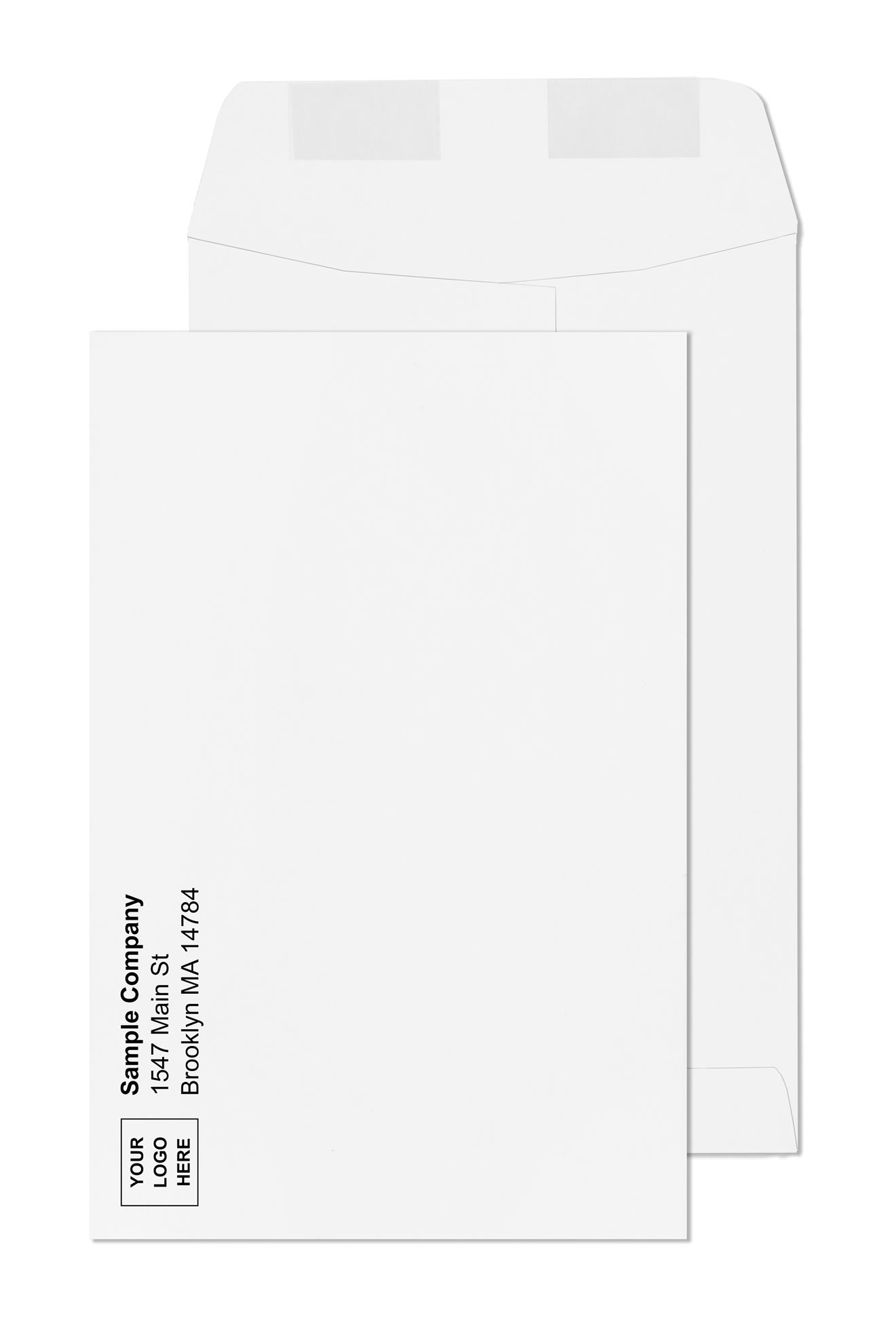 6x9 White Open End Catalog Envelopes - Durable & Formal