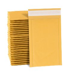 Picture of 4" x 8" #000 Padded Bubble Mailer Self Seal Envelopes
