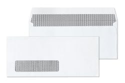 #10 White Window Tinted Peel & Seal Laser Safe Envelopes