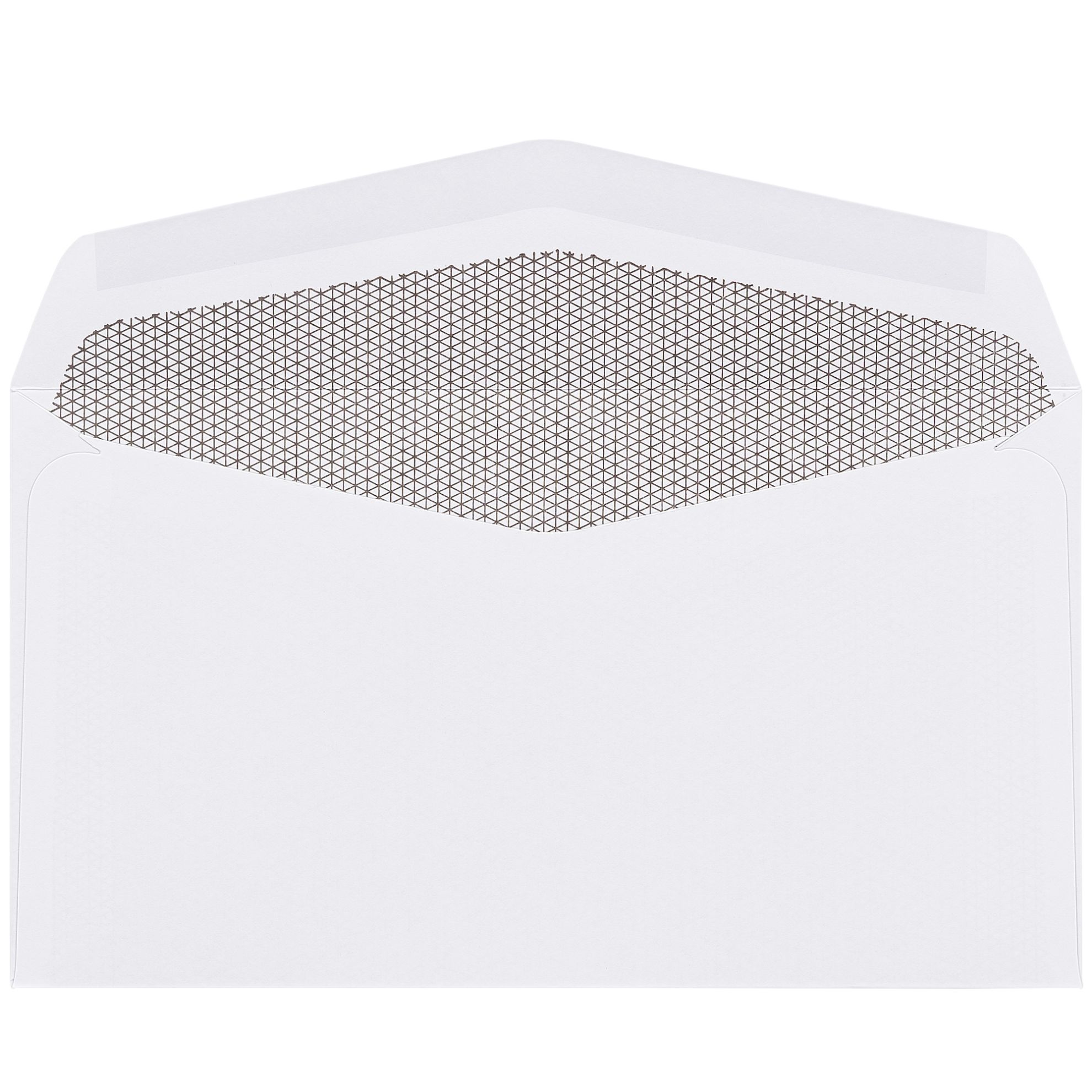 #6 3/4 security tinted business envelopes with gummed flap for confidential reply and return mail