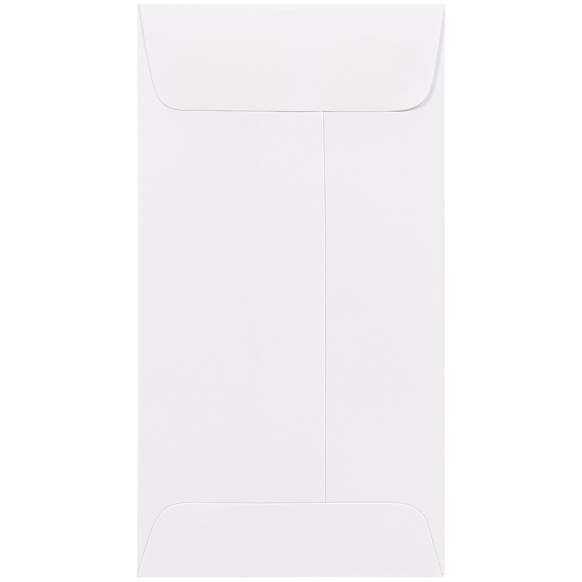 White coin envelopes with gummed flap for gift card mailing from Business Envelopes