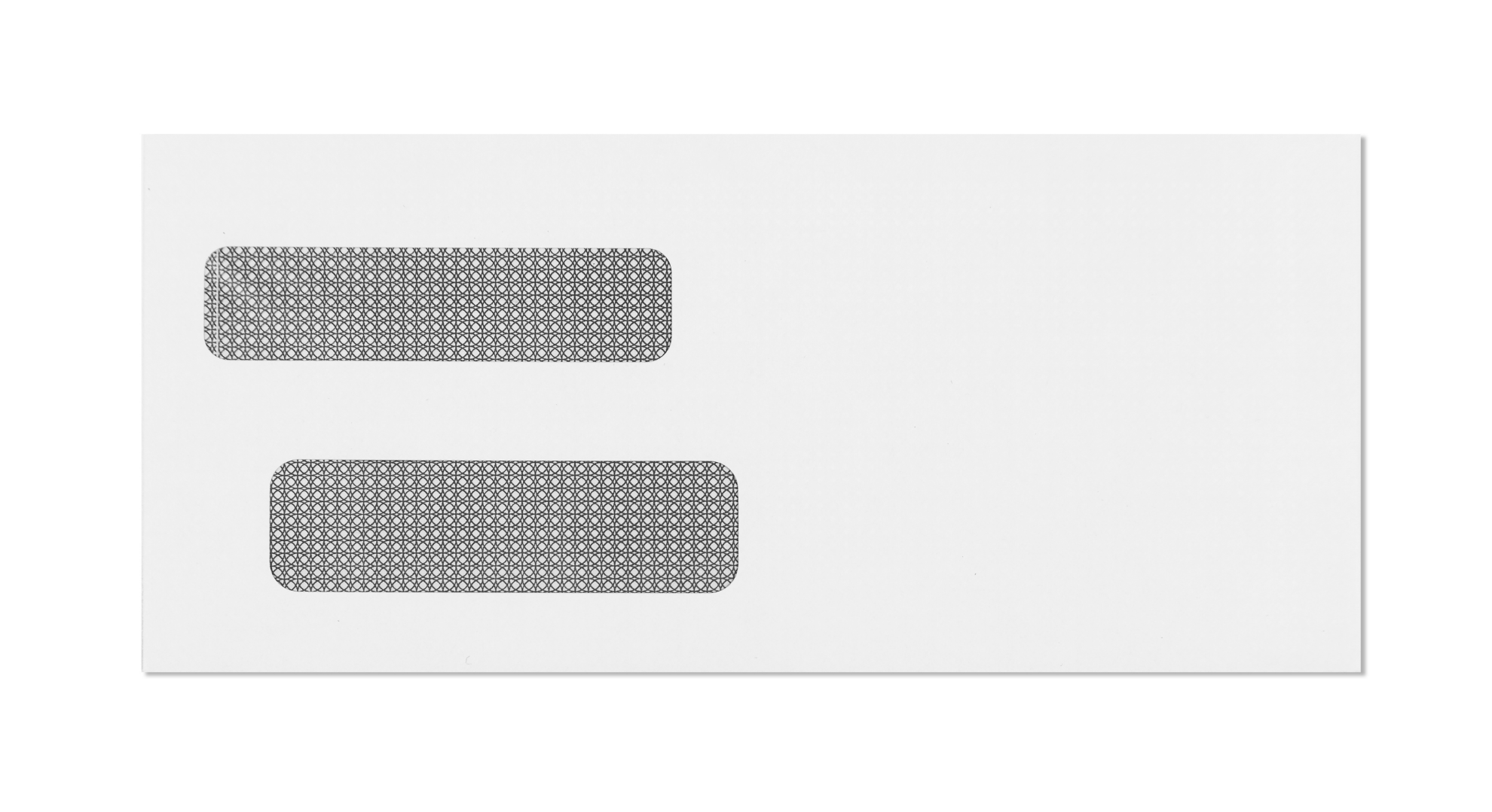 #10 double window security tinted business envelopes for check mailing accounts payable QuickBooks