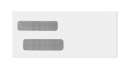 	10 double window envelopes invoices & statements open flip back business envelopes