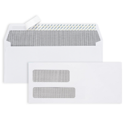 #9 double window envelops