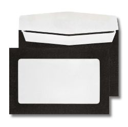 6x9 Black showcase envelope